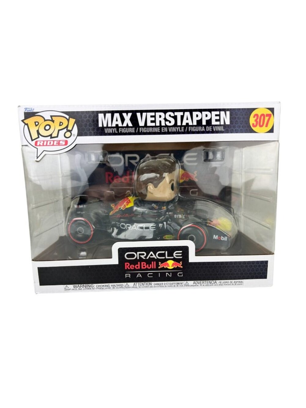 Funko Pop Rides Oracle Red Bull Racing Max Verstappen Deluxe #307 Figure Toy